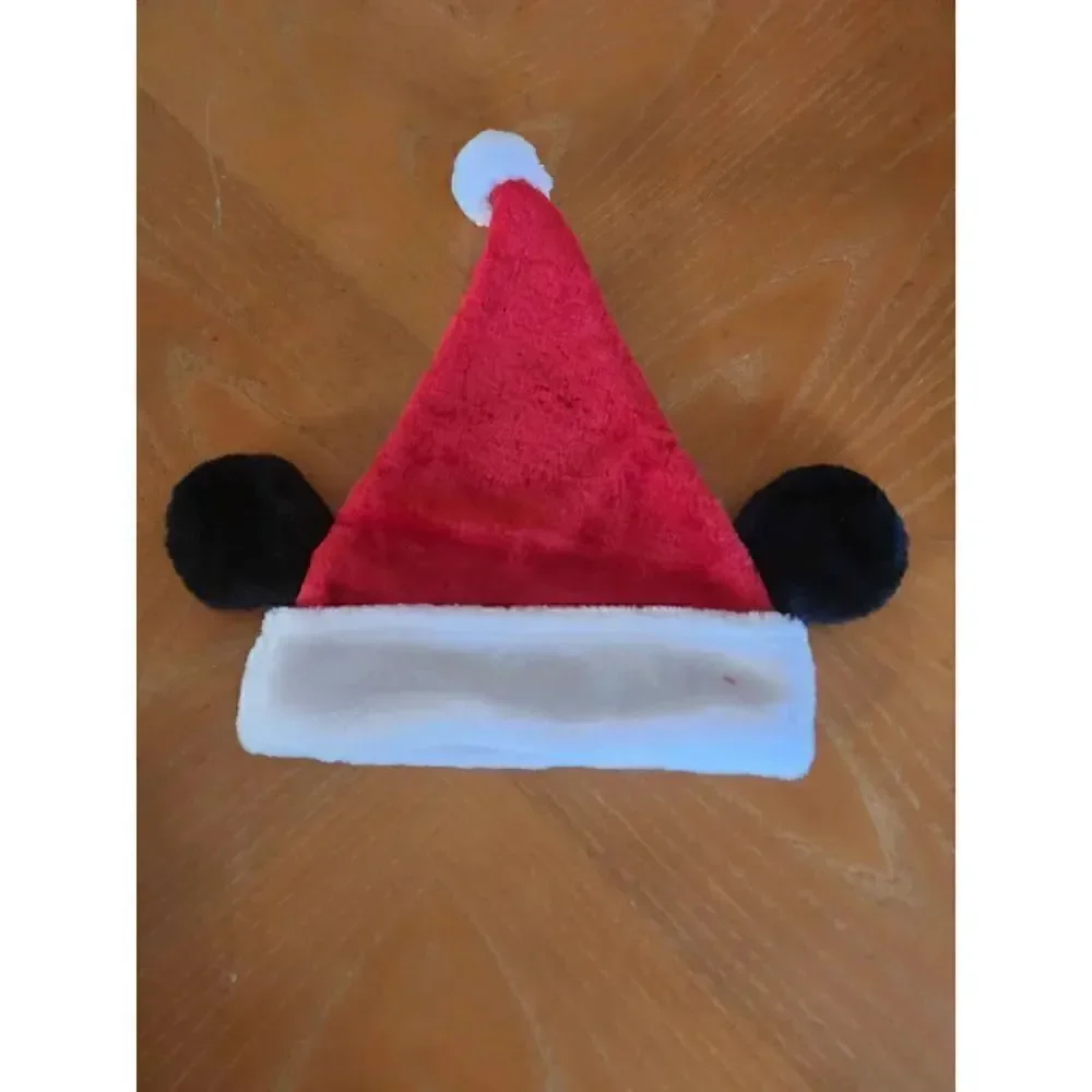 Disney Mickey Mouse ears Santa Hat Adult size